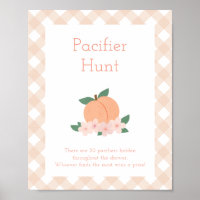 Poche douce | Jeu de Baby shower de chasse pacifiq