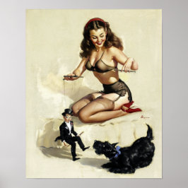 Poster Pochette de marionnette vers le haut