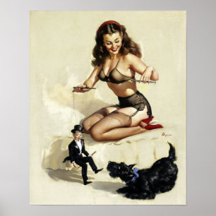 Poster Pochette de marionnette vers le haut