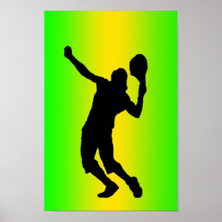 Poster Pochette de servette Silhouette