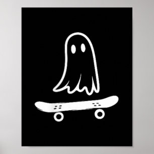 Poster Pocket Fantôme Patinage Halloween Costume Hommes F