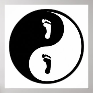 Poster Podiatrie de Yin Yang