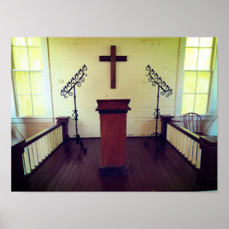 Poster Podium de l'église 2