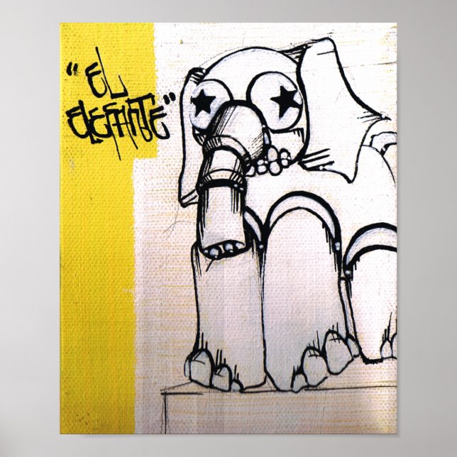 Poster Poe Dis Elephant (Devant)