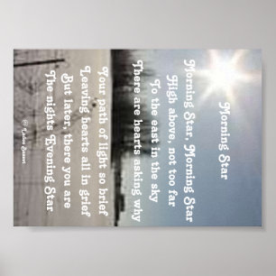 Poster Poem Matin Star Par Ladee Basset