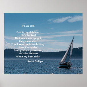 Poster Poème : "Dans ma vie"