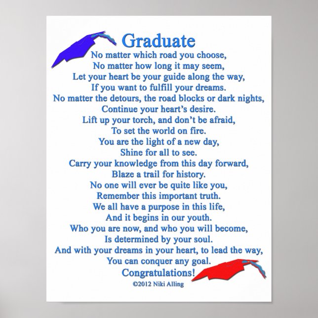 Poster Poème de fin d'études (Devant)