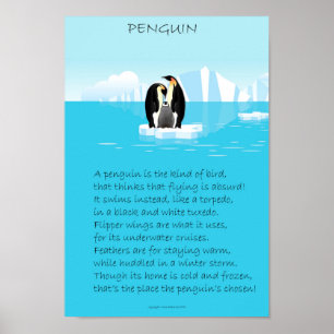 Poster Poème original de Penguin