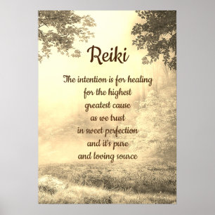Poster Poème Reiki
