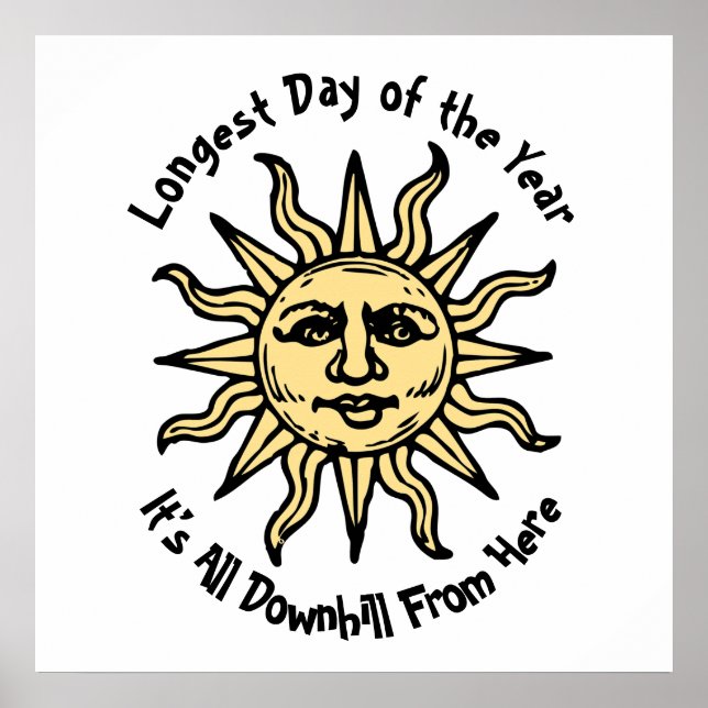 Poster Poème Solstice d'été (Devant)