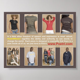 Poster "PoetriWhere ? "… un style n'aiment pas autre ! 