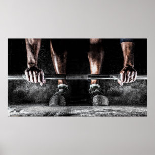 Poster Poids de levage