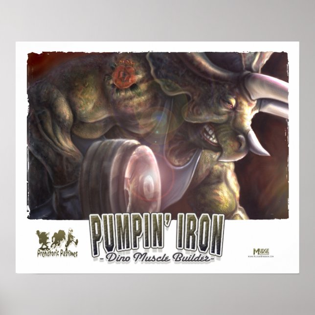 Poster Poids Dinosaur (Devant)