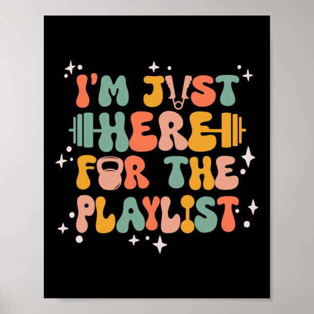 Poster Poids Drôle Gymnase Exercice Femmes (Devant)