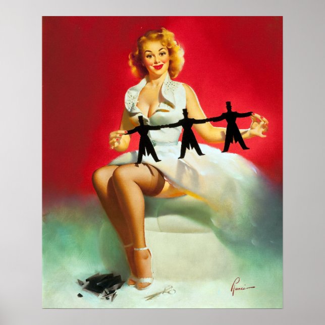 Poster Poignée de découpage vers le haut (Devant)