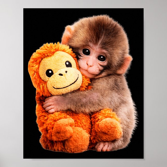 Poster Poing bébé singe  (Devant)