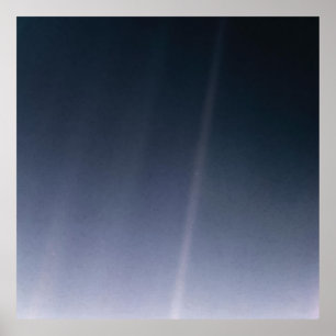 Poster Point bleu pâle