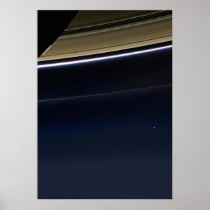 Poster Point bleu pâle — Cassini