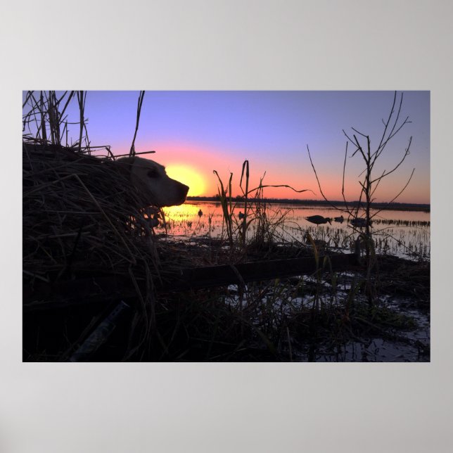 Poster Point dans l'Arkansas Duck Blind (Devant)