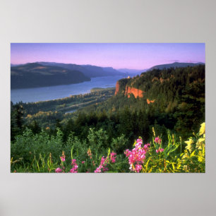 Poster Point de couronne, gorge du fleuve Columbia,