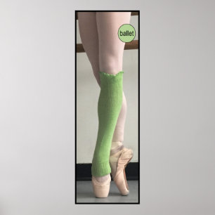 Poster Pointe chausse l'affiche de ballet