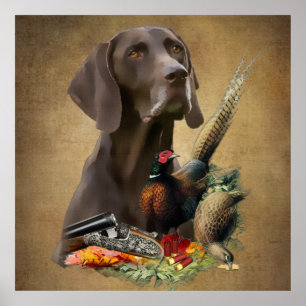 Poster Pointeur Raccourci allemand GSP