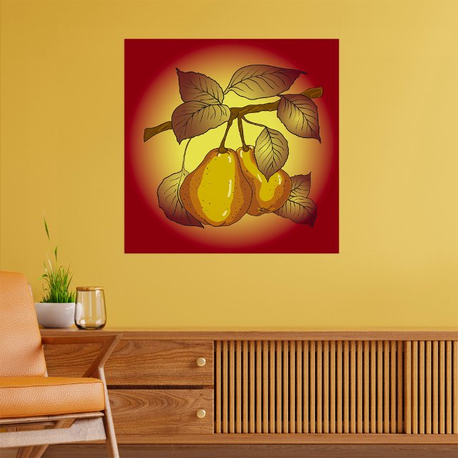 Poster Poires Sur Un Arbre (Créateur téléchargé)