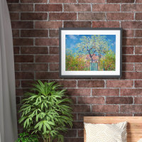 Poirier en fleurs, Monet