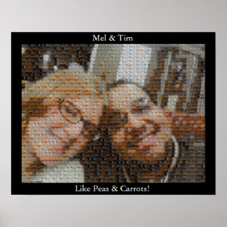 Poster Pois et carottes !