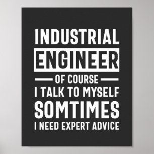 Poster Poison de Funny Industrial Engineer