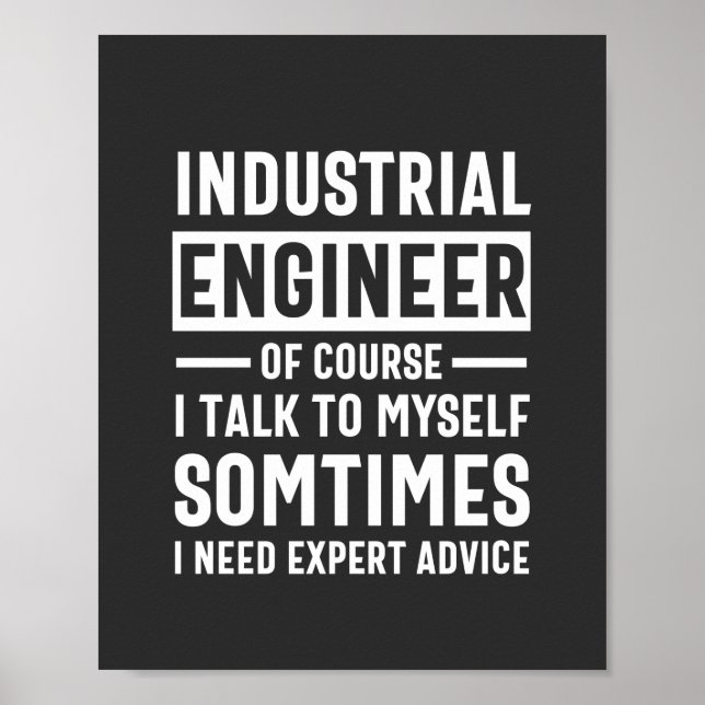Poster Poison de Funny Industrial Engineer (Devant)