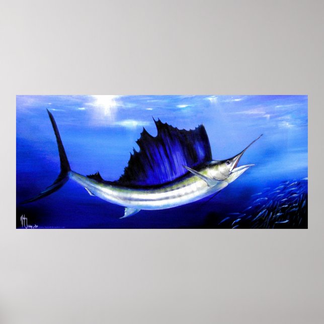 Poster Poisson à voile "Reel Treat" (Devant)