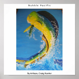 Poster Poisson dauphin