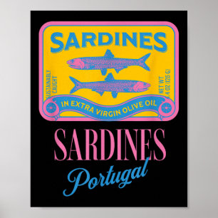 Poster Poisson en conserve Sardines en conserve Poisson e
