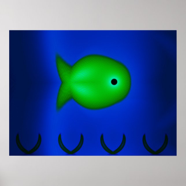 Poster Poisson Fractal (Devant)