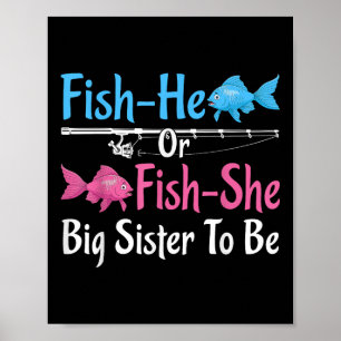 Poster Poisson-il Ou Poisson-elle Grande Soeur Révélation