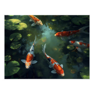 POSTER POISSON KOI