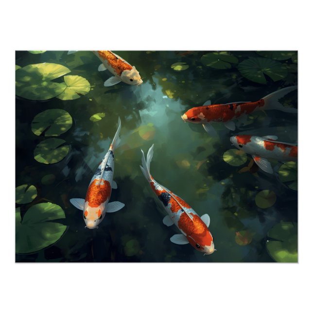 POSTER POISSON KOI (Devant)