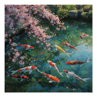POSTER POISSON KOI