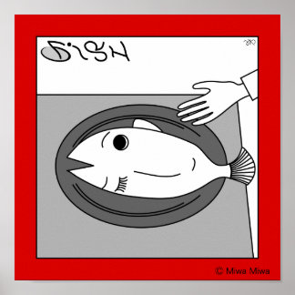 Poster Poisson ou fille