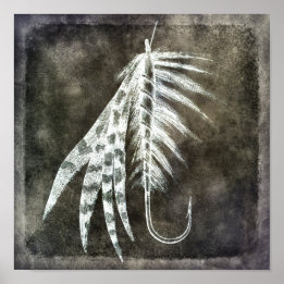 Poster Poisson - Pêche à la mouche Pêche à la ligne Poiss