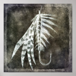 Poster Poisson - Pêche à la mouche Pêche à la ligne Poiss