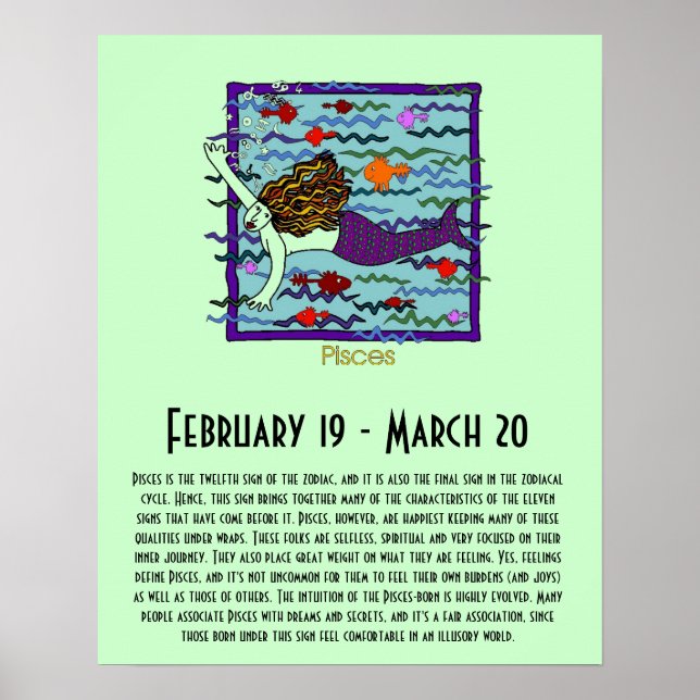 Poster Poissons (Devant)