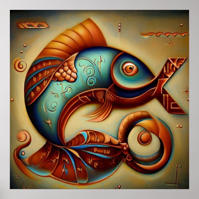 Poster Poissons 10 (Devant)