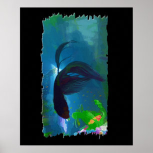 Poster Poissons de combat siamois