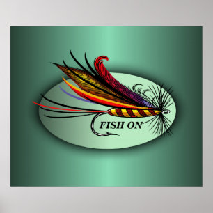 Poster Poissons dessus