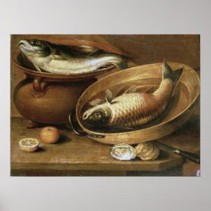 Poster Poissons Et Citrons