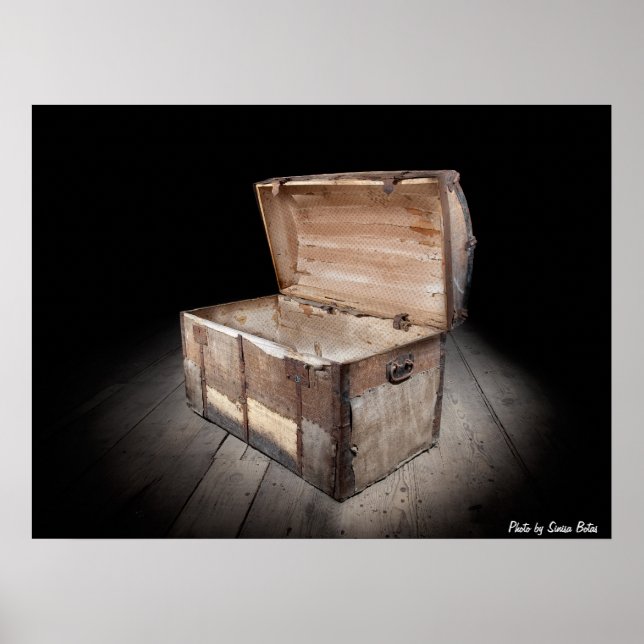 Poster Poitrine au trésor vide (Devant)