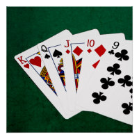 Poker Hands - Droit - Roi À Neuf