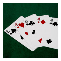 Poker Hands - Full House - Huit et Quatre